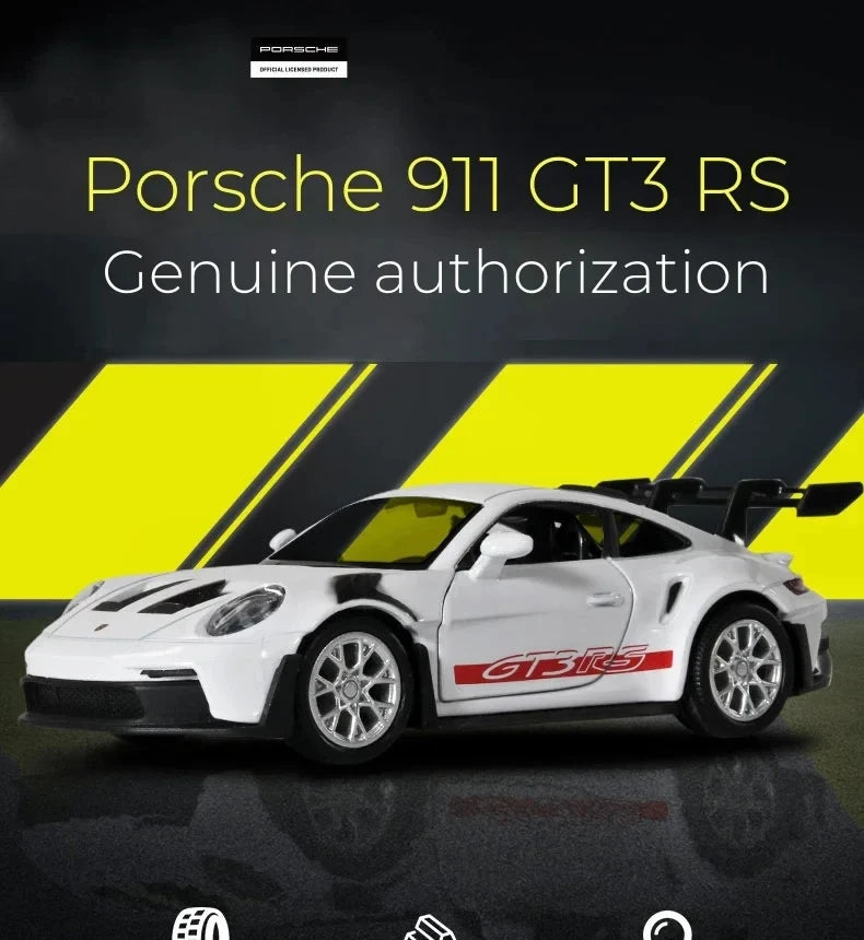 1:36 Porsche 911 GT3 RS Alloy Mini Car Model