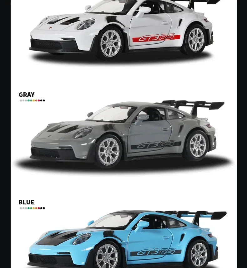 1:36 Porsche 911 GT3 RS Alloy Mini Car Model