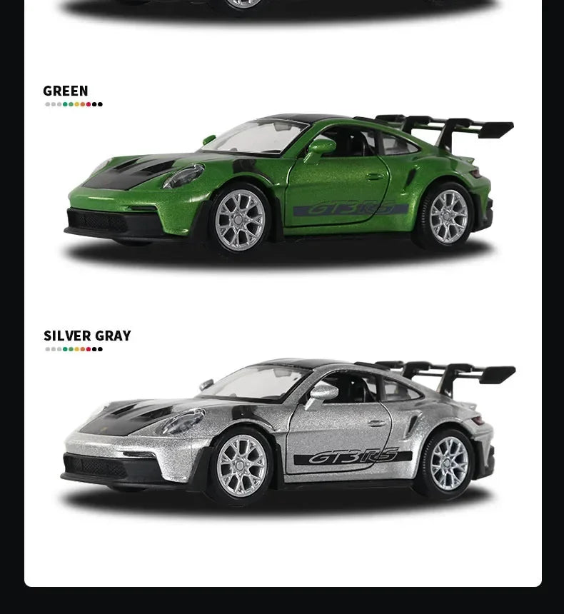 1:36 Porsche 911 GT3 RS Alloy Mini Car Model