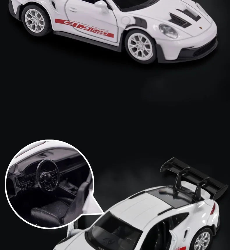 1:36 Porsche 911 GT3 RS Alloy Mini Car Model