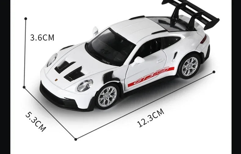 1:36 Porsche 911 GT3 RS Alloy Mini Car Model